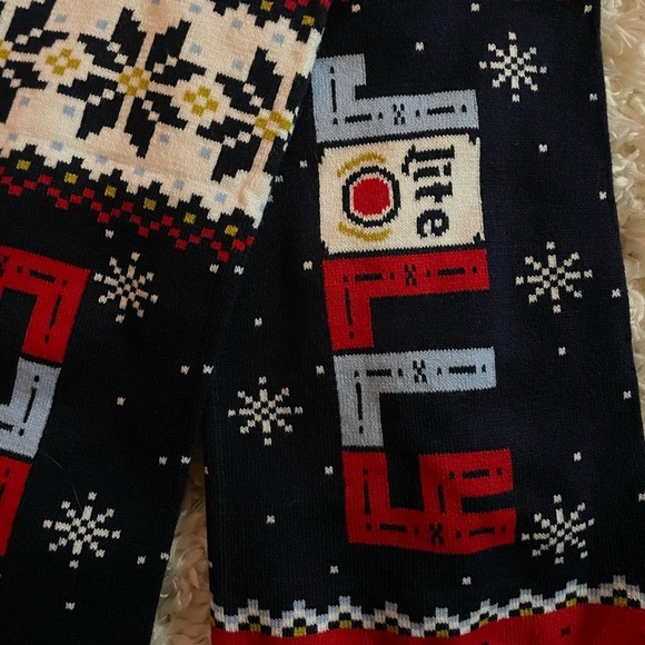 Miller Lite Christmas Scarf - Picture 2 of 2
